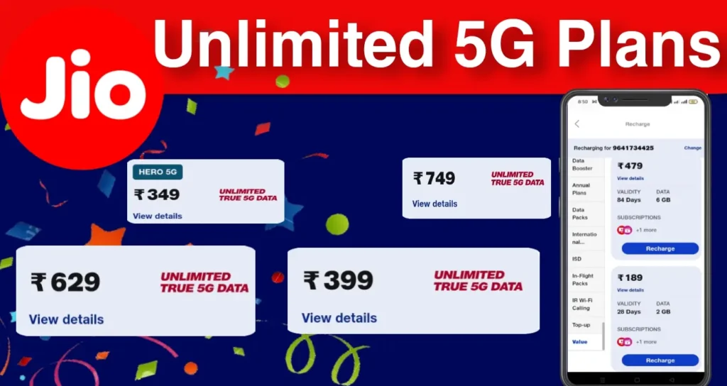 Jio 5g Unlimited Recharge Plan