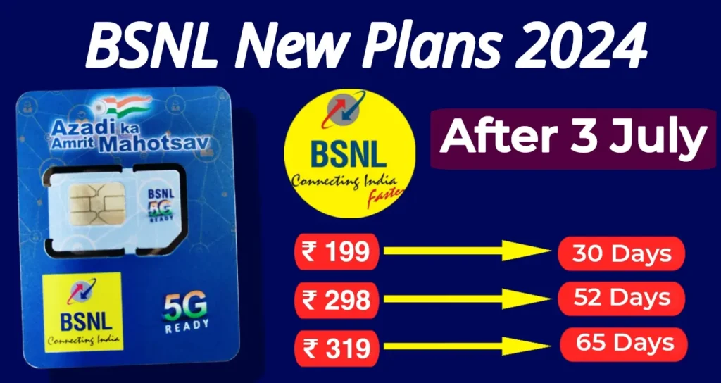 BSNL Recharge Plan After 3rd July 2024 